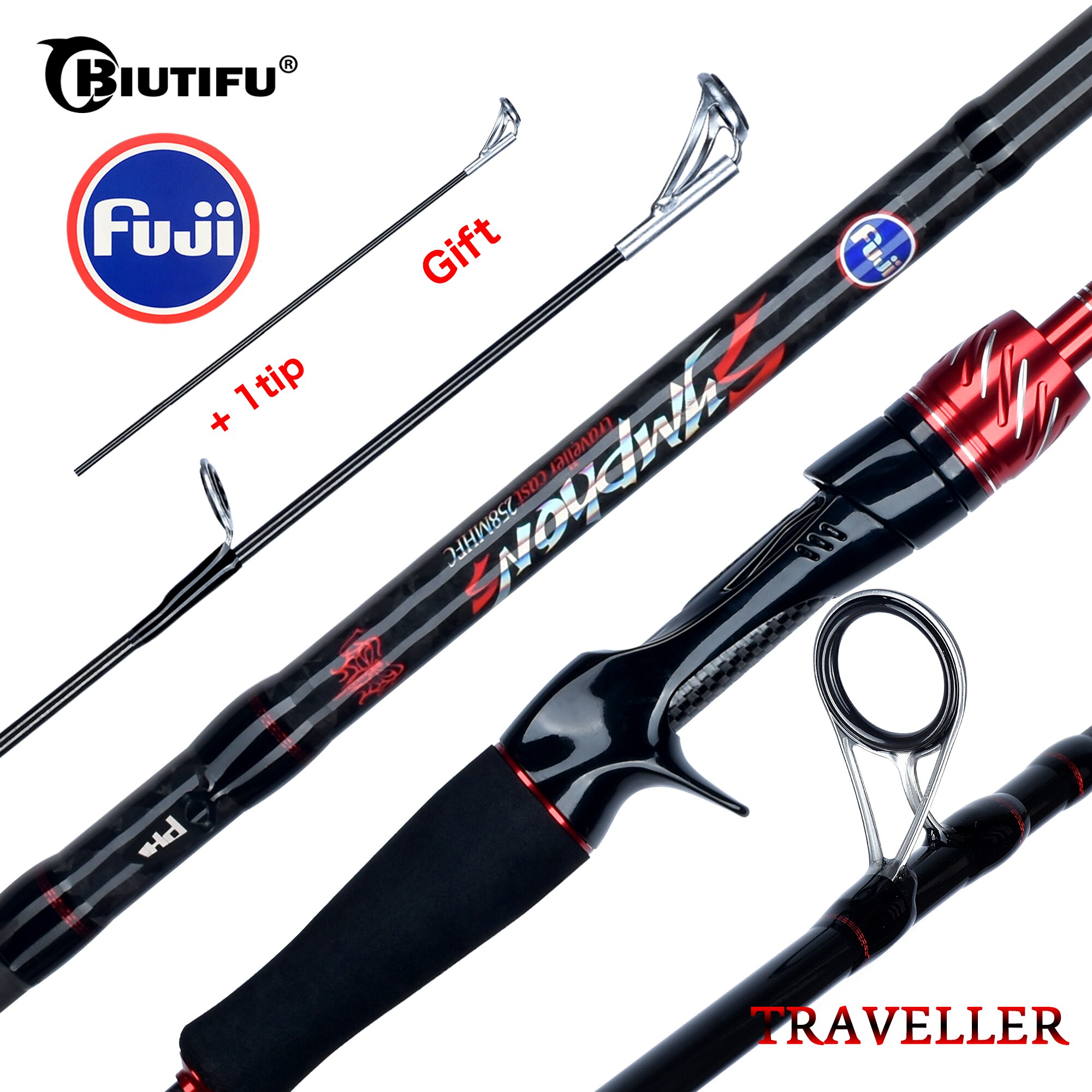 Kastking Reel Zephyr - Biutifu เหยื่อล่อปั่น1.8ฟูจิ, เบ็ดตกปลาหินขนาดเล็ก/2.1/2.4/2.7/3.0เมตรคาร์บอนเบทคาสติ้ง phishger รวดเร็ว5-42กรัม