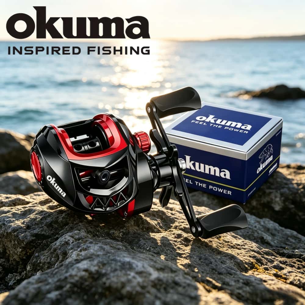 Abu Garcia Reel Max - รอกตกปลา Okuma Baitcasting อัตราทดเกียร์ 7.2:1 แรงดึงสูงสุด