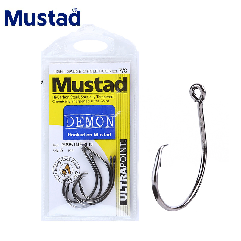 มัสแตด 39951 #   ตะขอตกปลาวงกล - Fishing Hook Barbless บทวิจารณ์และราคา