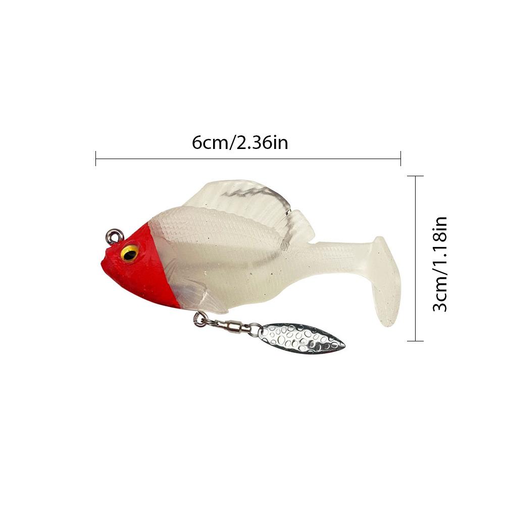 เหยื่อตกปลาแบบนุ่ม 6 ชิ้น พร้อ - Fishing Hook Weedless บทวิจารณ์และราคา