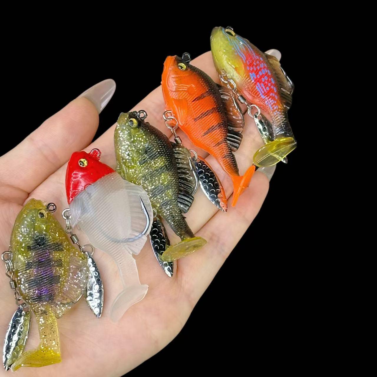 เหยื่อตกปลาแบบนุ่ม 6 ชิ้น พร้อ - Fishing Hook Weedless บทวิจารณ์และราคา