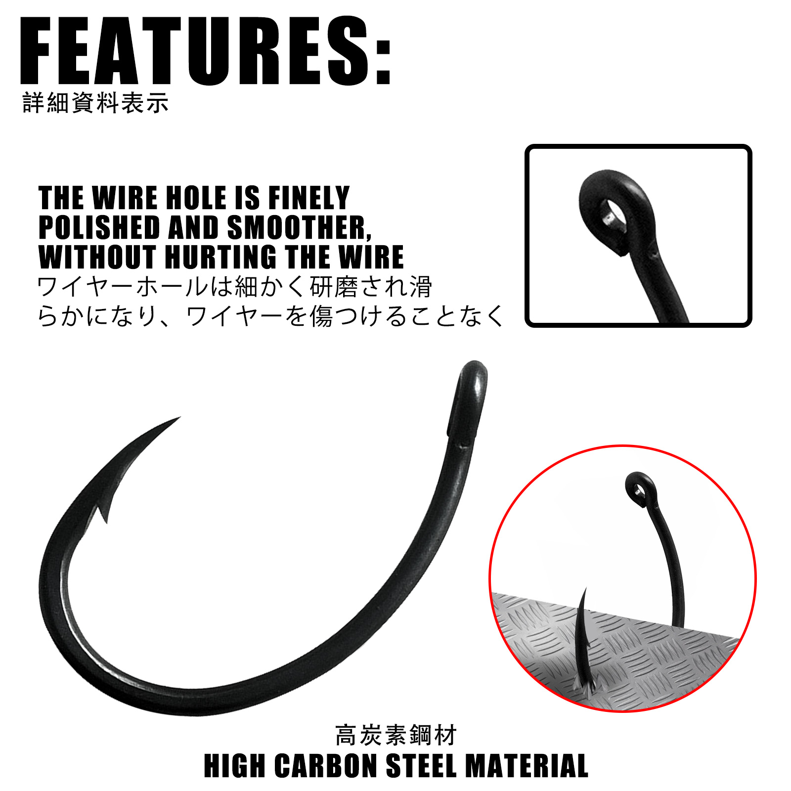 50pcs ปลาคาร์พตะขอตกปลาเคลือบ  - Fishing Hook Circle บทวิจารณ์และราคา