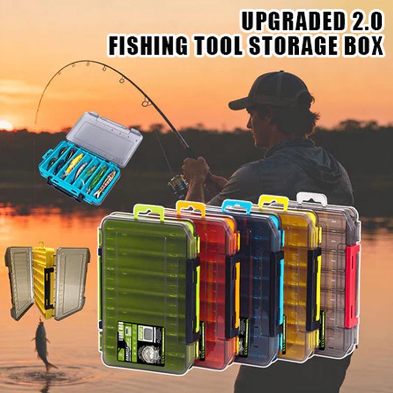 กล่องใส่อุปกรณ์ตกปลาแบบสองด้าน - Fishing Hook Box บทวิจารณ์และราคา