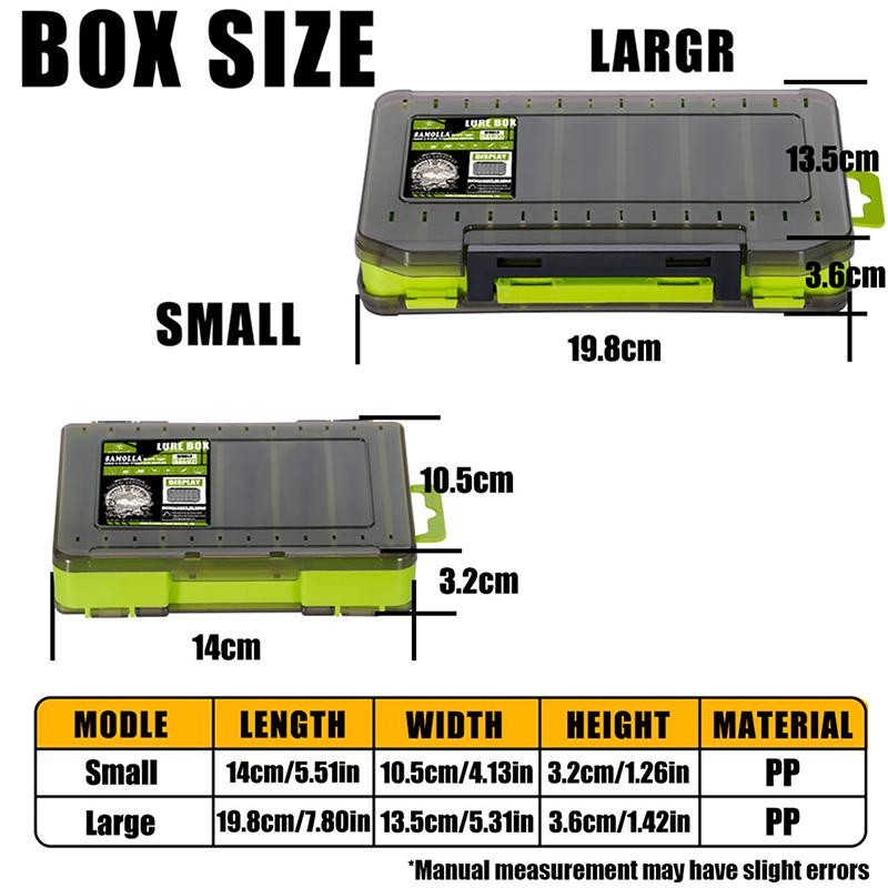 กล่องใส่อุปกรณ์ตกปลาแบบสองด้าน - Fishing Hook Box บทวิจารณ์และราคา